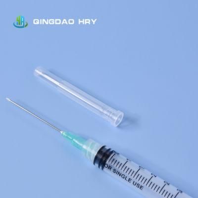 Stock Products of 3ml Disposable Syringe Luer Lock with Needle 25g*1 CE FDA ISO 510K