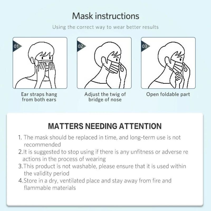 Ce 3ply Disposable Face Protective Medical Mask