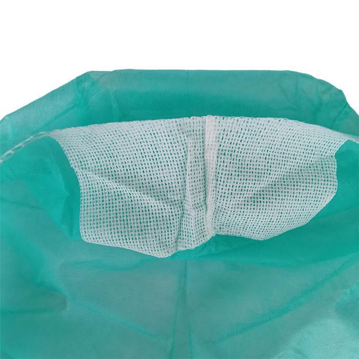 ISO13485 Workshop Cleanroom Elastic Dust Proof Protective Food Service Salon and SPA Room PP Non Woven Balaclava Disposable with Elastic Edge