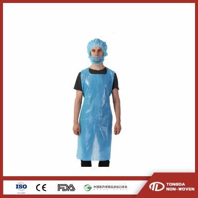 Disposable Adults Waterproof Oilproof LDPE HDPE PE Plastic Apron