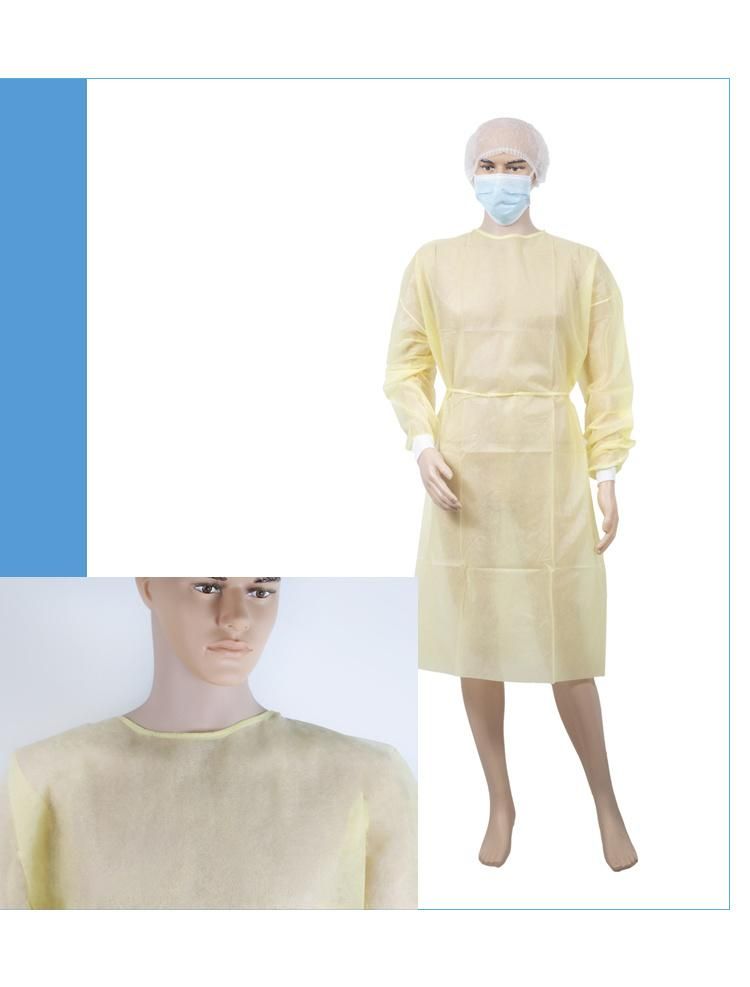 Waterproof and Dustproof Factory Wholesale Disposable Protective Isolation Gown