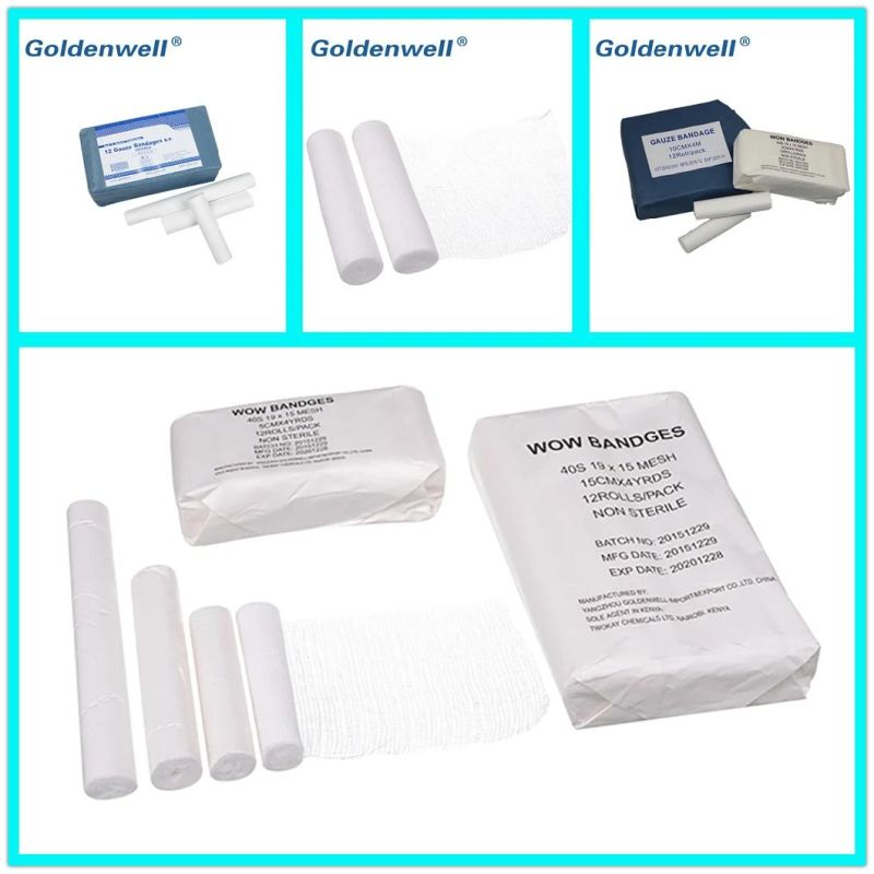 Low Price Absorbent Medical Sterilized Gauze Bandage