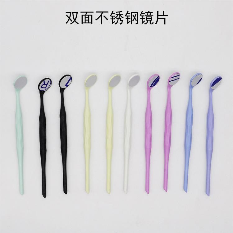 Dental Oral Materials Single-Sided/Double-Sided 134 Degree High Temperature Disinfection Resistant Stainless Steel Lens Mouth Mirror