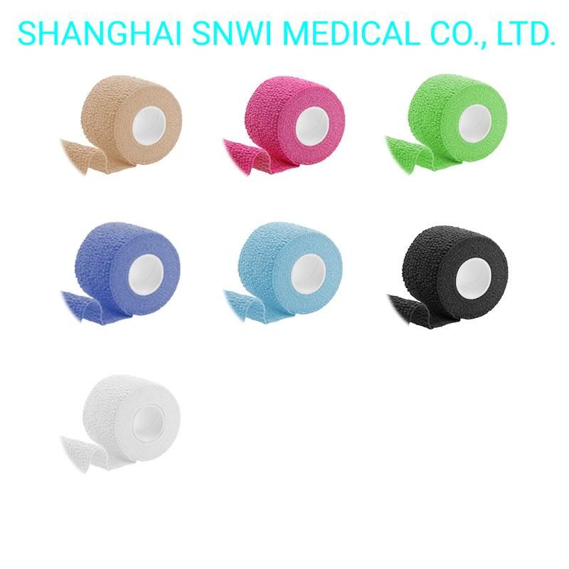 Bulk Wholesale Medical Supply Non Woven Cotton PBT Gauze Easy Tear Self Adhesive Vet Wrap Adhesive Elastic Cohesive Bandage