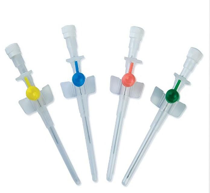 Disposable Safety Butterfly Type IV Cannula with Injection Port