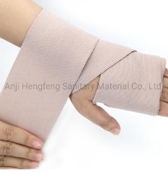 Medical Skin Color High Elastic Rubber Bandage 15cm X 4.5m