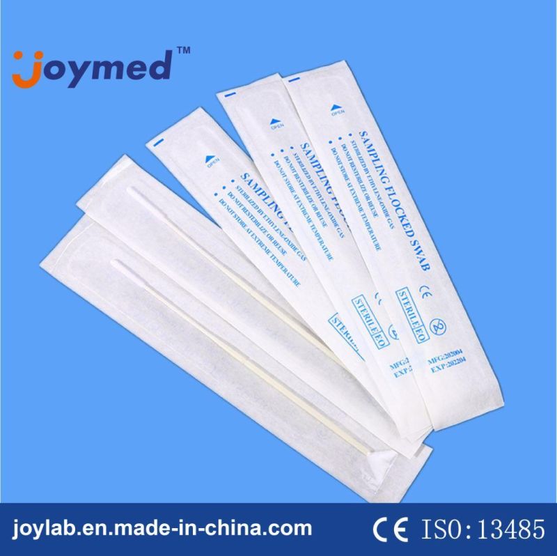 FDA Ce Tga Approved Sterile Utm Kit Vtm Kit 3ml Transport Media Nasopharyngeal Flocked Swab Throat Rayon Swab