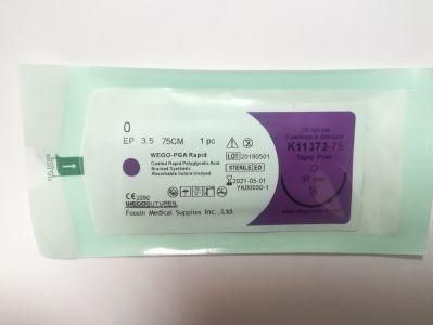 Undyed PGA Rapid Sugical Suture