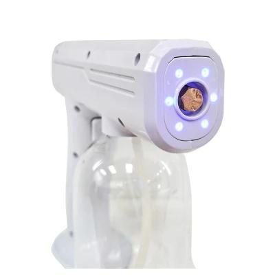 Rechargeable Wireless Portable Disinfection Sterilizer Blue Ray Anion Cold Steam Nano Spray Gun