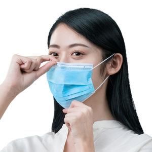 Protect Safety Face Mask Disposable Earloop Non Woven 3ply Medical Face Mask