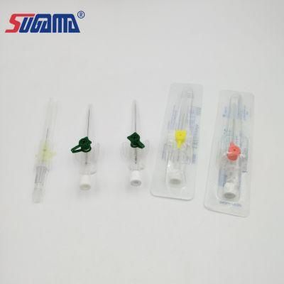 Disposable IV Catheter Cannula with Wings for Hospital Use