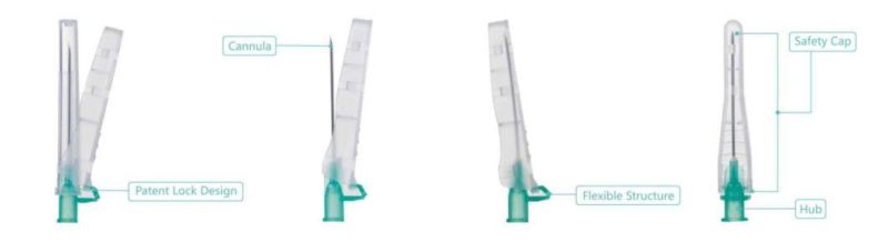 Medical Disposable Safety Needle 19g