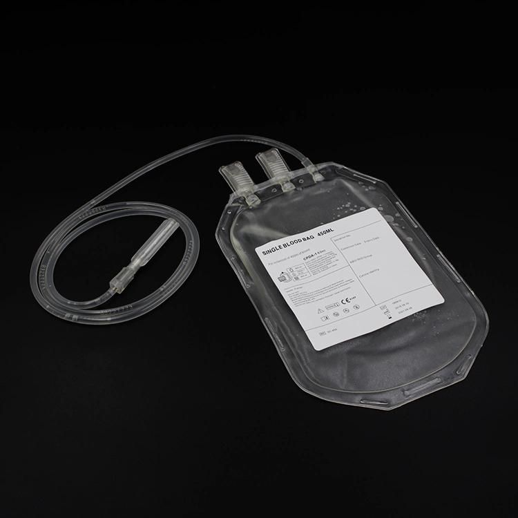 CE Approved China Supplier Disposable Plastic 500ml Collection Blood Bag Price
