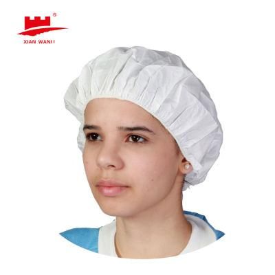 Medical Bouffant Cap Disposable Non-Woven Double Elastic Surgical Bouffant Cap Multi-Color