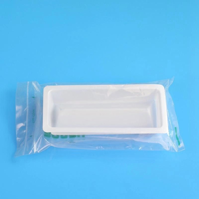 12 Channel Liquid Storage Plate Sterile Plastic Clear Plate Rack Sterile Reagent Reservoir 180ml for Laboratory Lab Supplies 8 Channel Troughs Reagent Reservoir