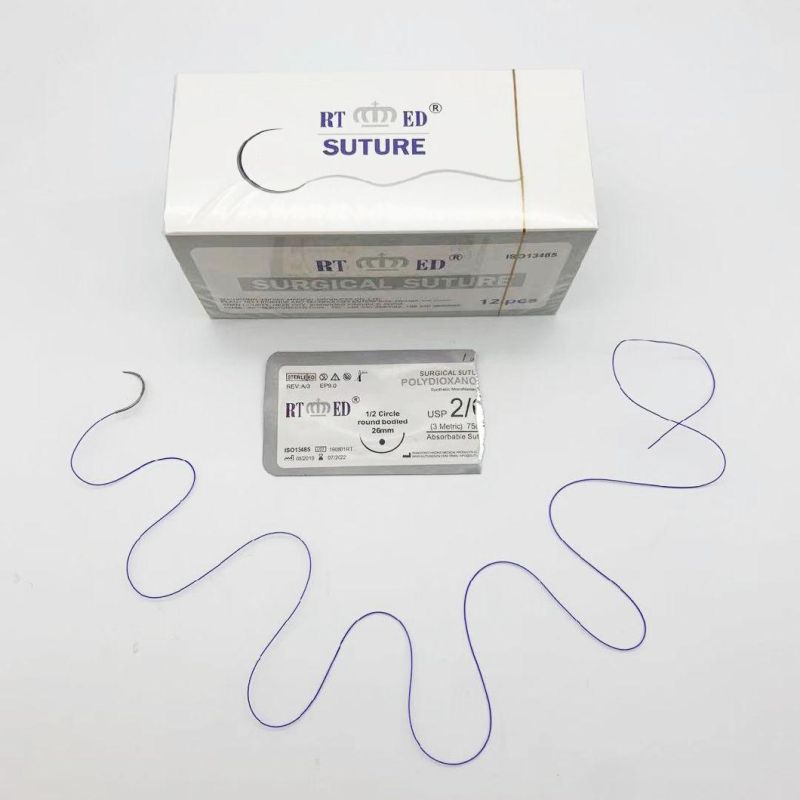 Medical Supplies Absorbable Pdo/Chromic Catgut/Pgla/PGA Surgical Sutures