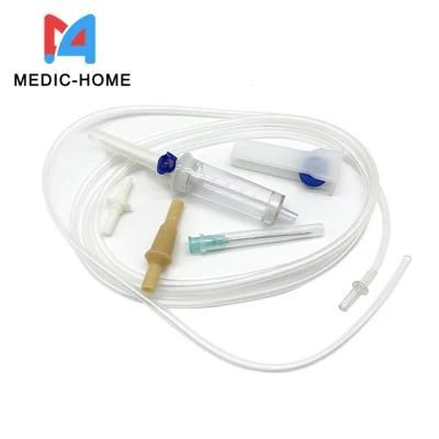 Disposable Medical Ordinary Infusion Set /IV Set with Needle Luer Lock Luer Slip CE ISO Approval