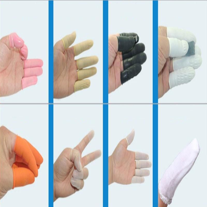 Disposable Protective Rubber Latex Finger Cots Industry Use