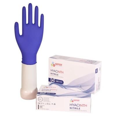 Nitrile Gloves 300 Per Box Cobalt Blue Disposable Powder Free with OEM