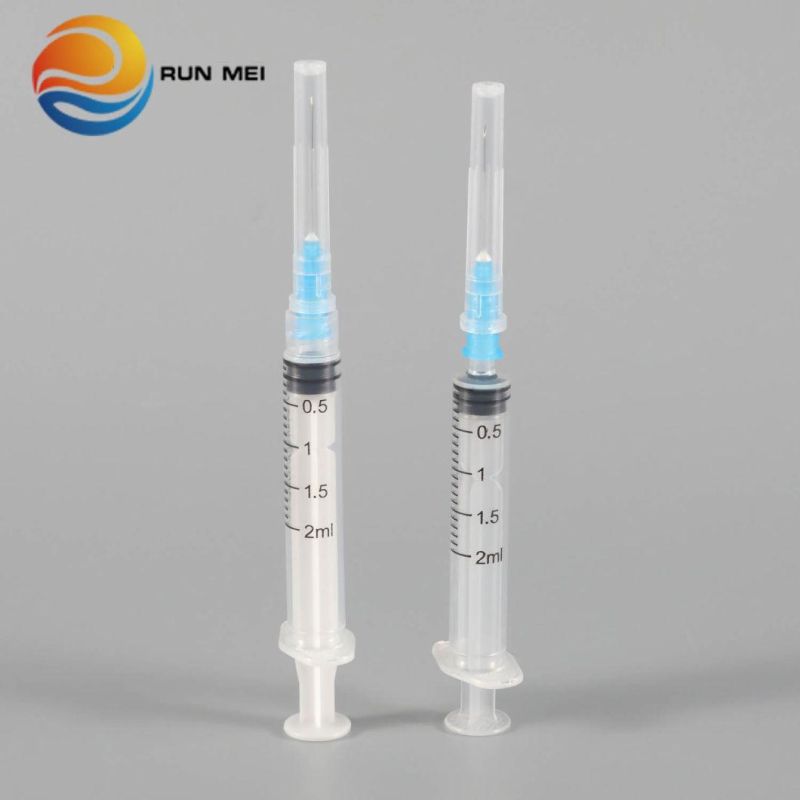 Sterile Hypodermic Syringes Luer Slip with Needle Single Use 1ml