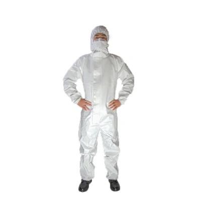 Guardwear OEM Waterproof PPE Anti Virus Protective Suit Hospital Medical Protection Suit Disposable Coverall Clothing