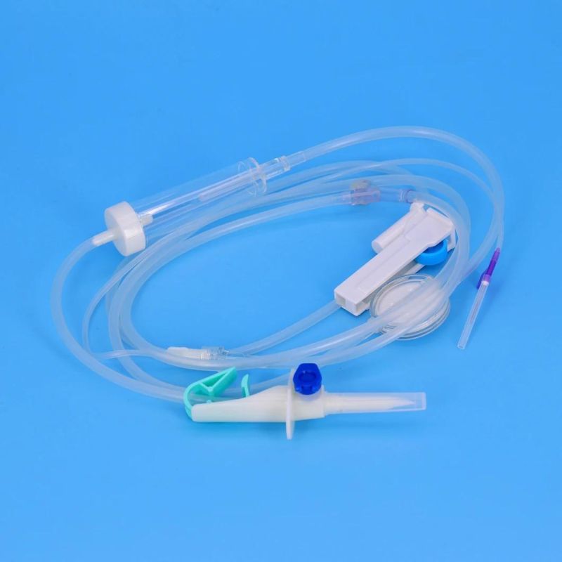 TPE Free_PVC Zhenfu Precision IV with Needle High Qualityinfusion Medical Infusion Set Hot