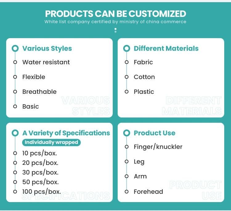 Custom Printed Round Band Aid with Different Sizes