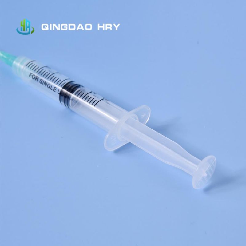 Disposable Sterile Syringe with Normal Needle or Safety Needle Injection 1 3 2 10ml 20ml Luer Lock Luer Slip