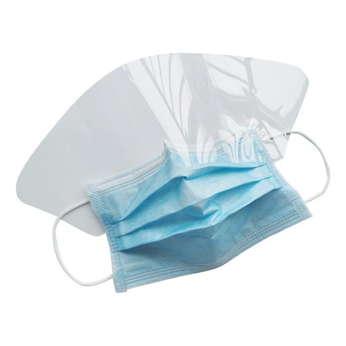 3ply Fog-Free Disposable Face Mask with Plastic Visor