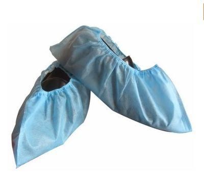 Biodegradable Antiatatic Cleanroom Medical Nonwoven Shoe Covers Blue