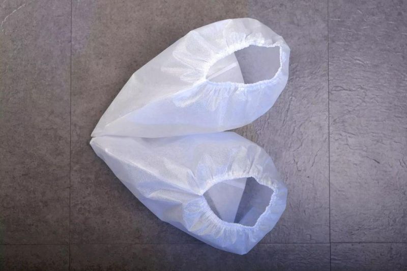 Disposable Medical 35g PP Non-Woven Fabric Non-Slip Shoe Cover