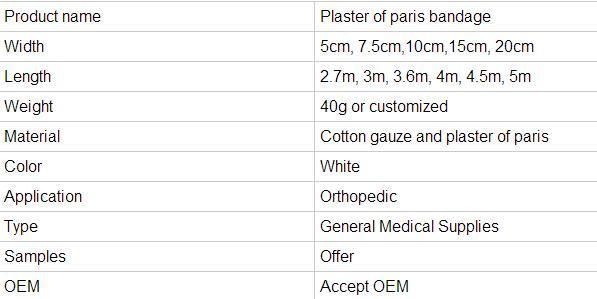 Medical Wholesale Disposable Cotton Orthopedic Cotton Under Cast Padding Elastic Surgical Tape Cohesive Pop Bandage