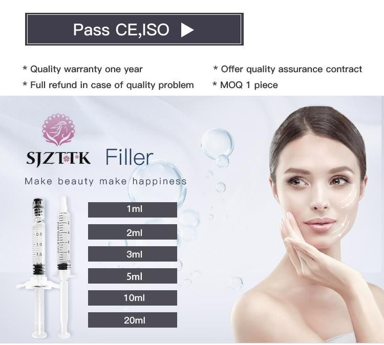 Hyaluronic Acid Filler Injection Injectable Dermal Filler 2ml Ha Filler Lip Breast Filler Hyaluronate