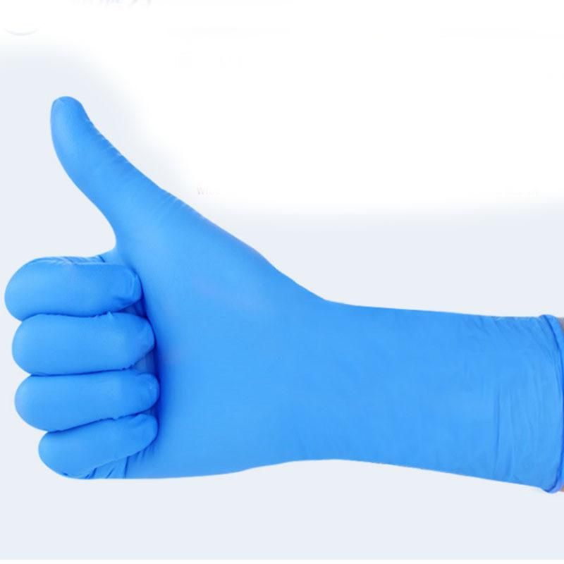 Disposable Factory Examination Powder Free Nitrile Gloves CE FDA