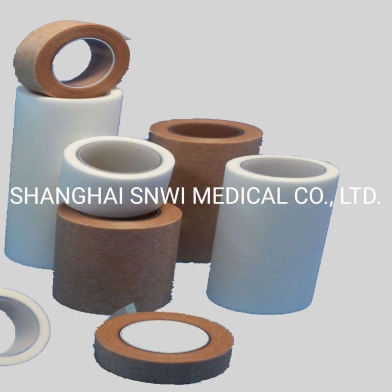 Hospital Surgical Tape Metal Cover Zinc Oxide Adhesive Plaster with CE ISO