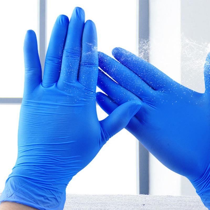 Disposable Nitrile Guantes Latex Free Powder Free Medical Surgical Home Cleaning and Food Guantes