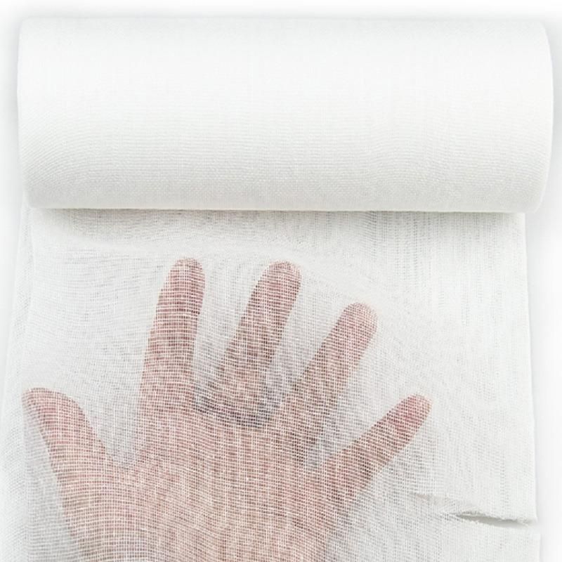 Medical Absorbent Cotton Gauze Rolls Bleached