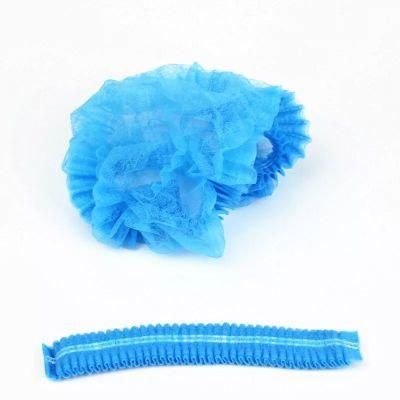 Medical Bouffant Cap Disposable Non-Woven Double Elastic Surgical Bouffant Cap Multi-Color