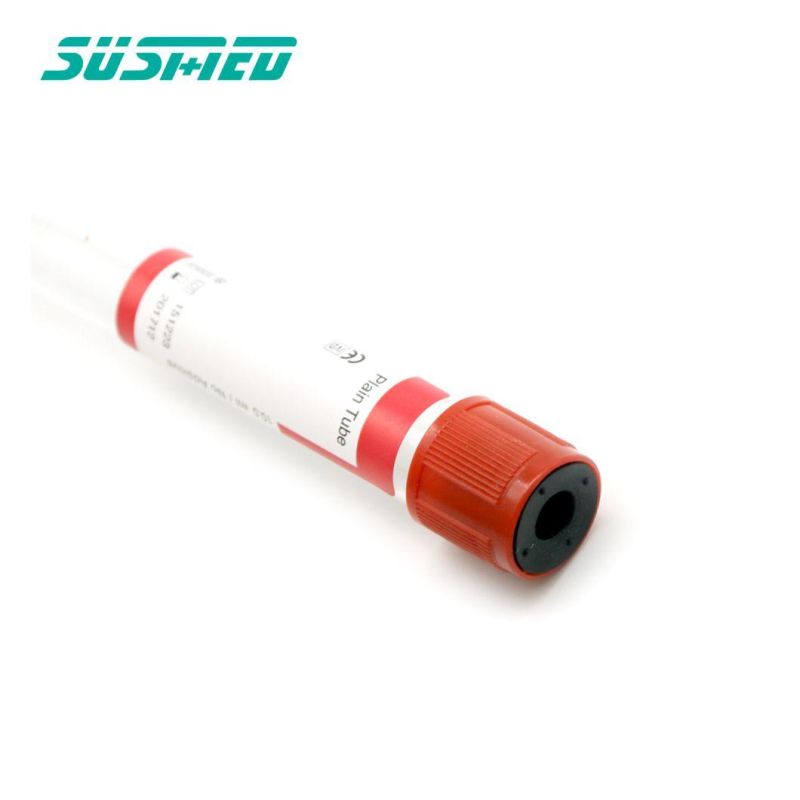 Plain Vacuum Blood Collection Tube Glass Material