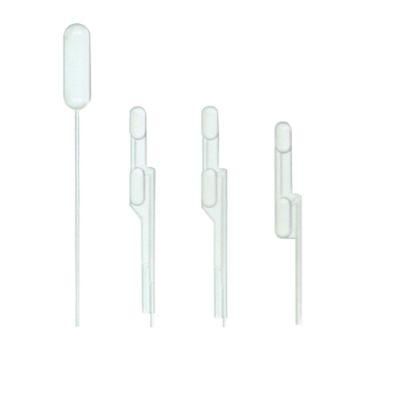 Laboratory Products 80UL Double-Balloon Disposable Plastic PE Material Medical Pasteur Pipette