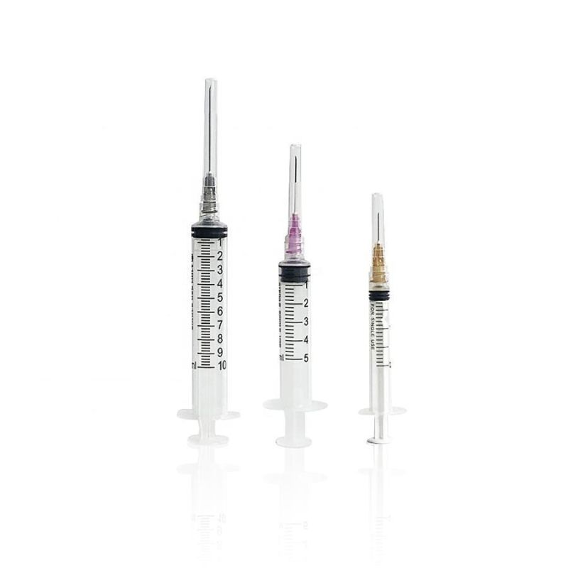 Disposable Hypodermic Syringe with/Without Needle for Medical Injection CE/ISO/FDA Single Use