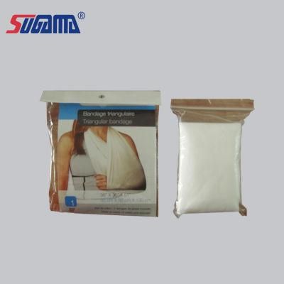 High Quality 100% Cotton Bleached Triangular Bandages