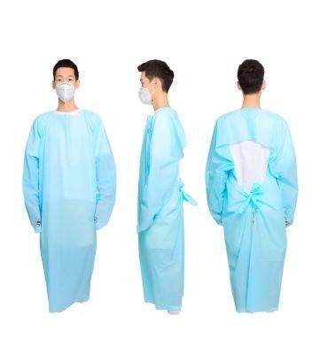 High Quality Good Price Cheap PE Isolation Gown Disposable Medical Isolation Gowns for Hospital Use CPE