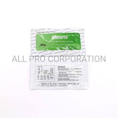 Medical Diagnostic Malaria Rapid Test Kit Cassette or Strip