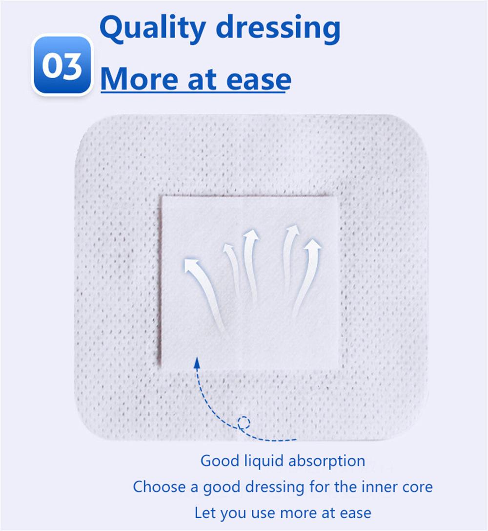 Pre-Cut Dressing Covers Soft Cloth Non Woven Fabric Wound Dressing Patch