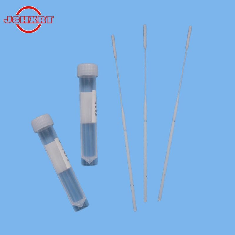 2ml Universal Sampling Transportation Nasal Nasopharyngeal Throat Flocked Nylon Swab