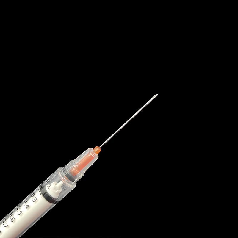 Disposable Needle Retractable 1ml Vaccine Injection Auto Disable Syringe Safety Syringe