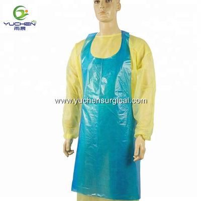 Protection Customized Size Waterproof Disposable Plastic PE Apron