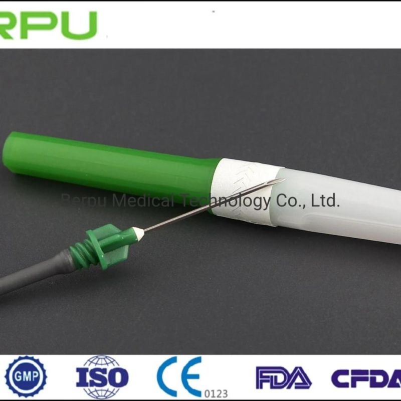 Berpu Medical Disposable Pen Type Eo Sterile Multi-Sample Vacuum Blood Collection Needle Blood Collecting Needle with 16g-23G CE ISO FDA