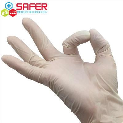 Disposable Latex Glove 5g with Powder Free From Malaysia Manufacturer